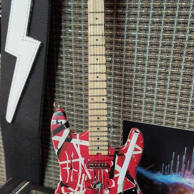 EDDIE VAN HALEN- Red/White "Frankenstein" 1:4 Scale Replica Guitar ~Licensed~