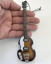 Load image into Gallery viewer, 6” Fab Four Ed Sullivan Set of 3 Mini Guitar Holiday Ornament