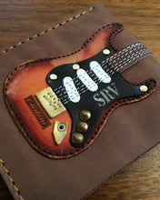 Load image into Gallery viewer, SRV Signature Electric Guitar Wallet - Handmade from Genuine Leather