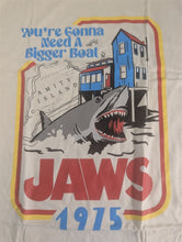 Load image into Gallery viewer, JAWS | We're Gonna Need A Bigger Boat Cream T-shirt ~Never Worn~ M L XL 2XL
