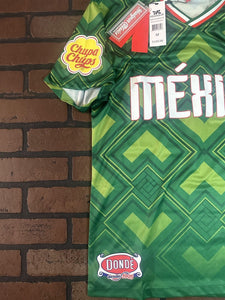 MEXICO 1990 World Cup National Team Headgear Classics Soccer Jersey~Never Worn~