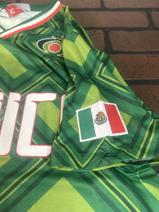 MEXICO 1990 World Cup National Team Headgear Classics Soccer Jersey~Never Worn~