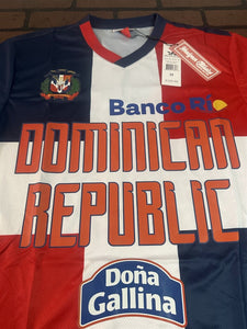DOMINICAN REPUBLIC 1990 World Cup Team Headgear Classics Soccer Jersey ~New~