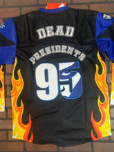 Load image into Gallery viewer, DEAD PRESIDENTS Headgear Classics Hockey Black Jersey ~Never Worn~ M L XL 2XL