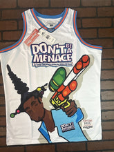 Load image into Gallery viewer, DON'T BE A MENACE TO SOCIETY White Headgear Classics Basketball Jersey ~New~ 3XL