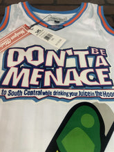 Load image into Gallery viewer, DON'T BE A MENACE TO SOCIETY White Headgear Classics Basketball Jersey ~New~ 3XL
