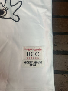 MICKEY MOUSE #23 White Headgear Classics Basketball Jersey ~Never Worn~ 2XL