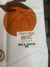 Load image into Gallery viewer, WILE E COYOTE/SAN ANTONIO White Headgear Classics Basketball Jersey~New~XL 2XL