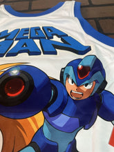 Load image into Gallery viewer, MEGA MAN Blue Headgear Classics Basketball Jersey ~Never Worn~ S L