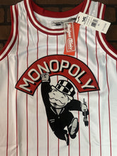 Load image into Gallery viewer, MONOPOLY White Headgear Classics Basketball Jersey ~Never Worn~ XL