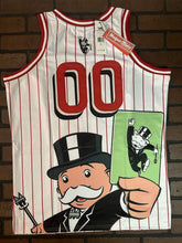 Load image into Gallery viewer, MONOPOLY White Headgear Classics Basketball Jersey ~Never Worn~ XL