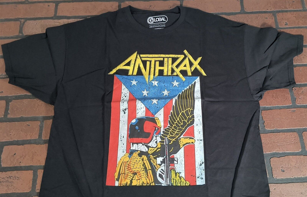 ANTHRAX - Judge Dredd Distressed 2023 T-shirt ~Never Worn~ XL 2XL