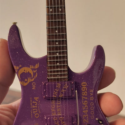 KIRK HAMMETT (Metallica)-Purple Ouija Board 1:4 Scale Replica Guitar~Axe Heaven~
