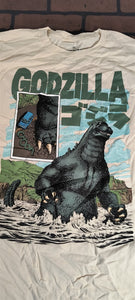 GODZILLA in the Water White T-shirt ~Never Worn~ S M L XL 2XL