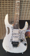 Load image into Gallery viewer, STEVE VAI -Ibanez Distressed White JEM EVO 1:4 Scale Replica Guitar ~Axe Heaven~
