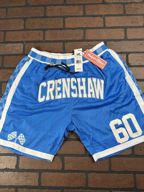 CRENSHAW #60 Headgear Classics Sky Blue Basketball Shorts ~Never Worn~M L XL 2XL