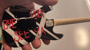 EDDIE VAN HALEN- 1981 Fair Warning "Circles" 1:4 Scale Replica Guitar ~Licensed~
