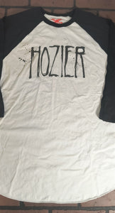 HOZIER - White / Black Raglan T-shirt ~Never Worn~ S-2XL