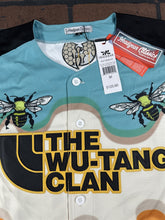 Load image into Gallery viewer, WU-TANG CLAN Bee/Cream Headgear Classics Baseball Jersey ~Never Worn~ S M