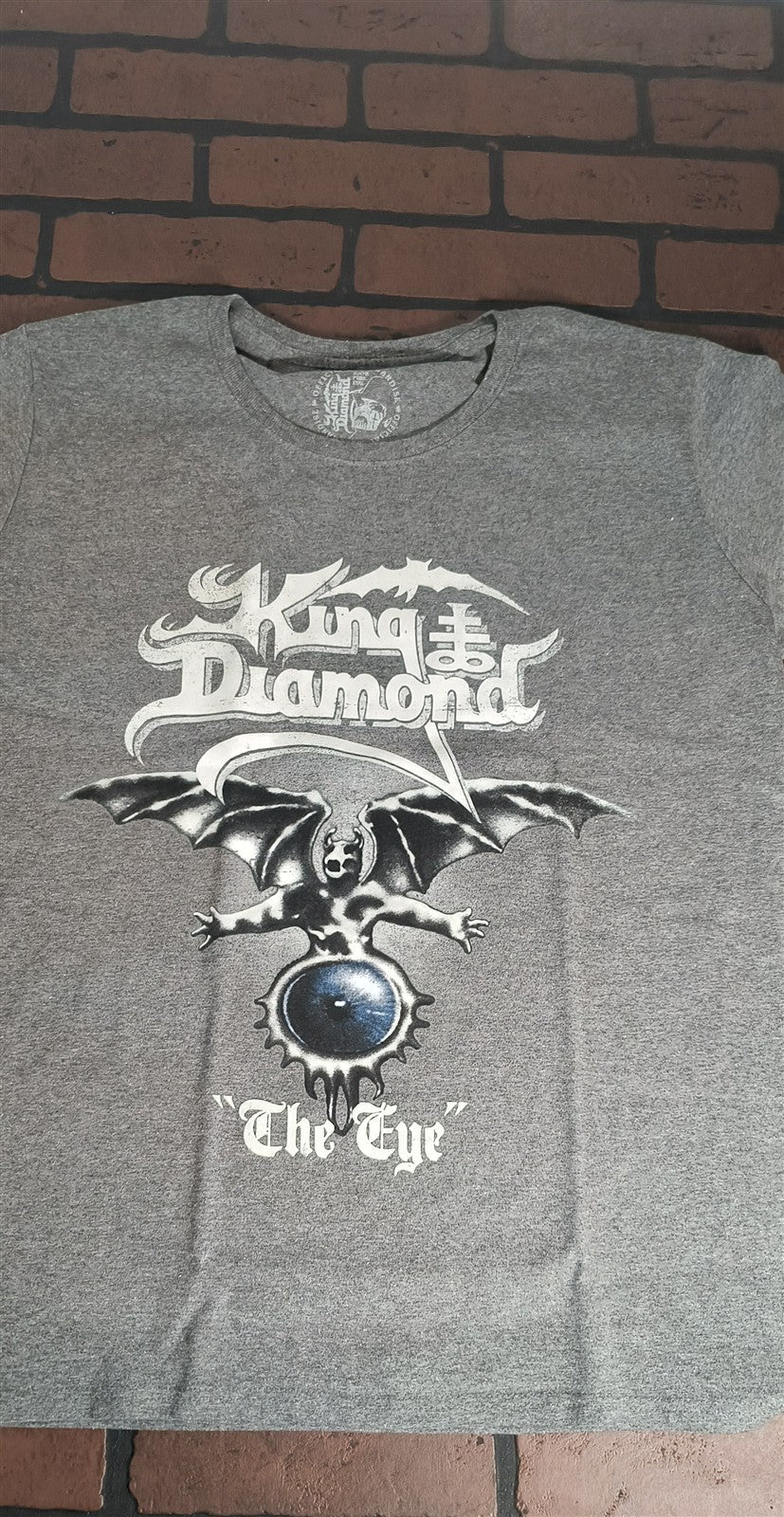 KING DIAMOND - The Eye Gray Women's T-shirt ~Never Worn~ XL