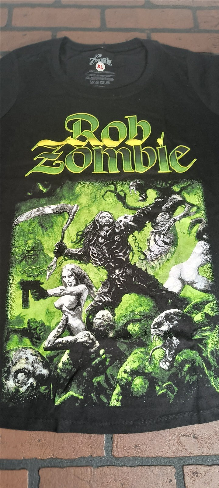 ROB ZOMBIE - Green Women's T-shirt ~Never Worn~ XL 3XL