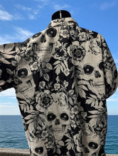 Load image into Gallery viewer, Big Skull Hawaiian Shirt Mens Tropical Button-Up Casual Aloha Beachwear~New~S-XL