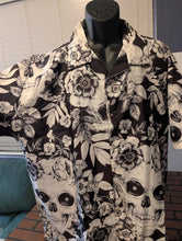 Load image into Gallery viewer, Big Skull Hawaiian Shirt Mens Tropical Button-Up Casual Aloha Beachwear~New~S-XL