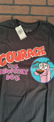 COURAGE THE COWARDLY DOG w/ Muriel Bagge & Eustace Bagge - T-shirt ~Never Worn~S