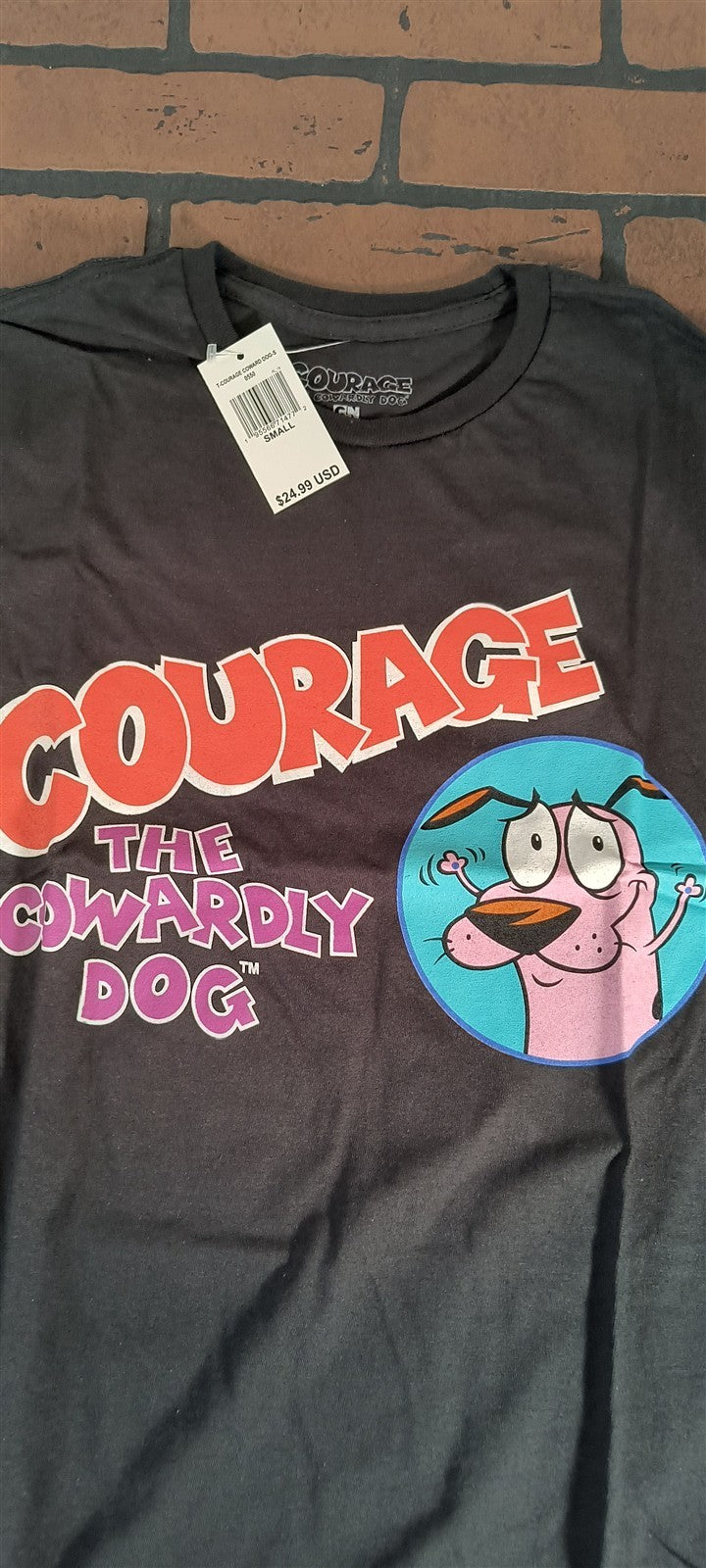 COURAGE THE COWARDLY DOG w/ Muriel Bagge & Eustace Bagge - T-shirt ~Never Worn~S