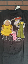 Load image into Gallery viewer, COURAGE THE COWARDLY DOG w/ Muriel Bagge &amp; Eustace Bagge - T-shirt ~Never Worn~S