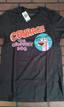 Load image into Gallery viewer, COURAGE THE COWARDLY DOG w/ Muriel Bagge &amp; Eustace Bagge - T-shirt ~Never Worn~S
