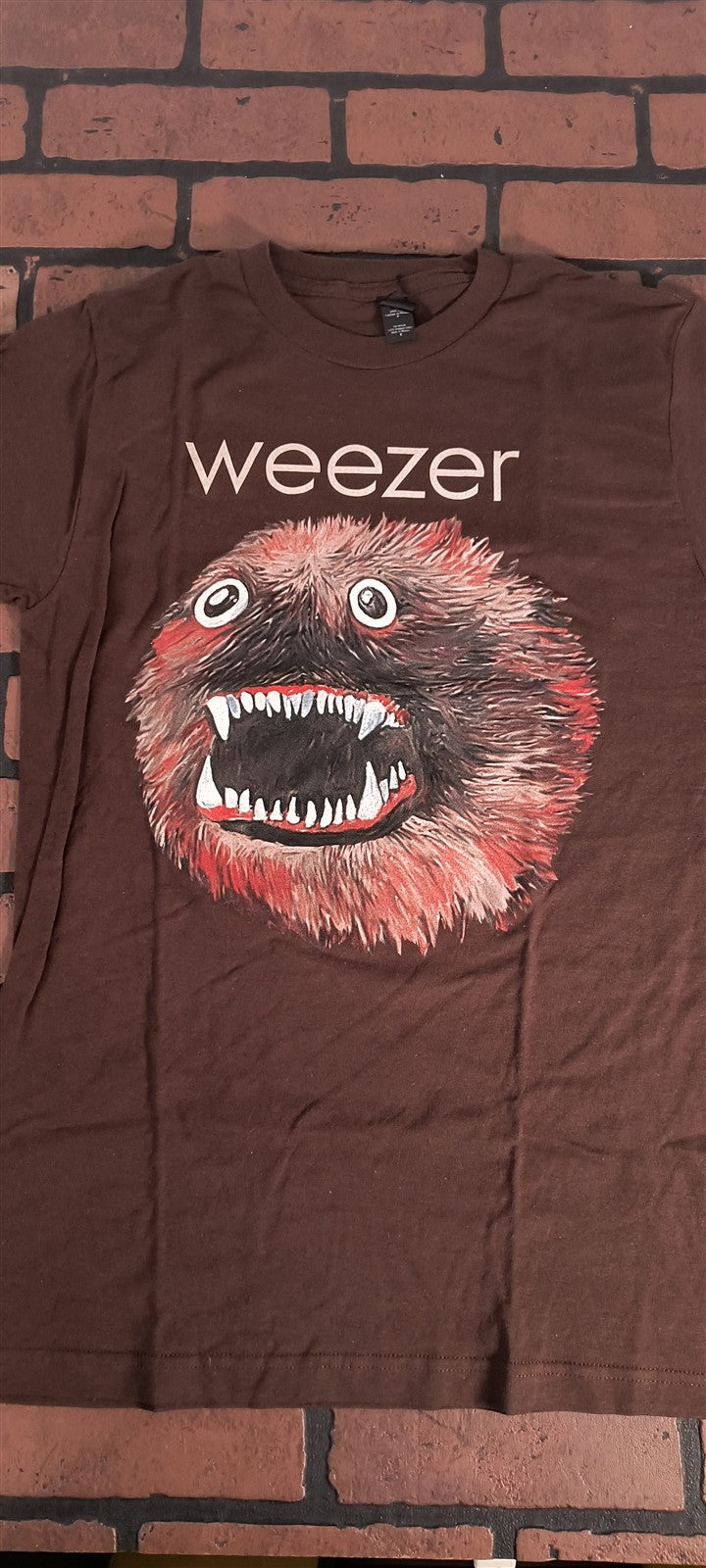 WEEZER - 2014 Everything Will Be Alright Monster Tour T-Shirt ~NEVER WORN~ S