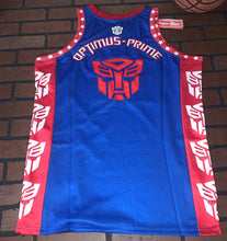 Load image into Gallery viewer, TRANSFORMERS / OPTIMUS PRIME Headgear Classics Basketball Jersey ~Never Worn~