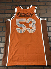 Load image into Gallery viewer, PLAYBOY BUNNY Orange Headgear Classics Basketball Jersey ~Never Worn~ M L XL 2XL