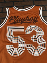 Load image into Gallery viewer, PLAYBOY BUNNY Orange Headgear Classics Basketball Jersey ~Never Worn~ M L XL 2XL