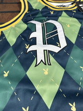 Load image into Gallery viewer, PLAYBOY BUNNY Green Argyle Headgear Classics Basketball Jersey ~Never Worn~M-2XL