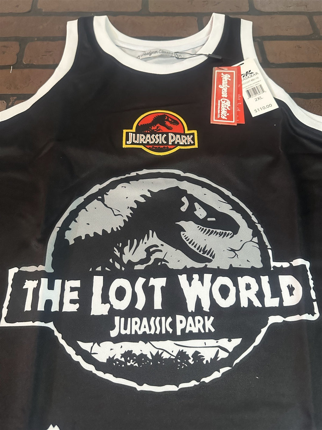 LOST WORLD Headgear Classics Basketball Jersey ~Never Worn~ L