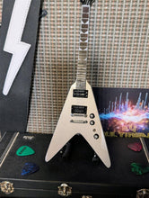 Load image into Gallery viewer, DAVE MUSTAINE - Gibson Flying V EXP Silver 1:4 Scale Replica Guitar ~Axe Heaven~