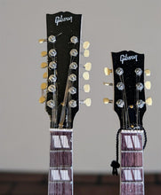 Load image into Gallery viewer, GIBSON Doubleneck SG EDS-1275 White 1:4 Scale Replica Guitar ~Axe Heaven~