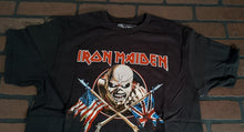 Load image into Gallery viewer, IRON MAIDEN | 2023 Piece Flags (US/UK) shirt ~Never Worn~ M L XL 2XL