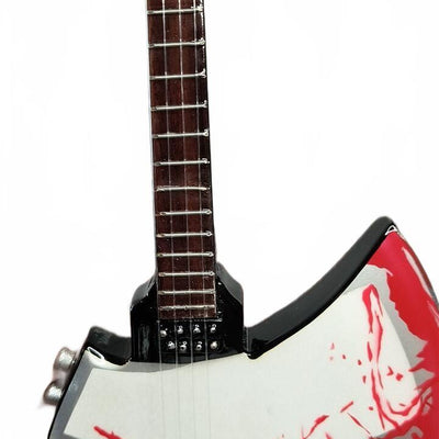 GENE SIMMONS (KISS)- Bloody Signature Axe 1:4 Scale Replica Bass Guitar~Axe Heav