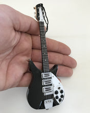 Load image into Gallery viewer, 6” Fab Four Ed Sullivan Set of 3 Mini Guitar Holiday Ornament