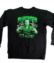 Load image into Gallery viewer, Universal Monsters Frankenstein It's Alive Crewneck Sweatshirt ~New~ S M L XL