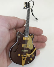 Load image into Gallery viewer, 6” Fab Four Ed Sullivan Set of 3 Mini Guitar Holiday Ornament