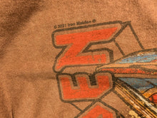 Load image into Gallery viewer, IRON MAIDEN | 2021 The Trooper Distressed Brown T-shirt ~Never Worn~ 0X/1X 2X/3X
