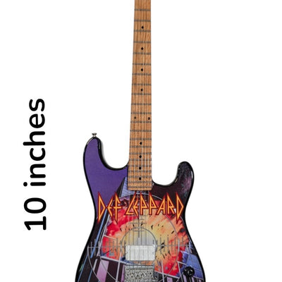 DEF LEPPARD - Pyromania 10 Inch Replica Licensed Guitar ~The Mini Axe~