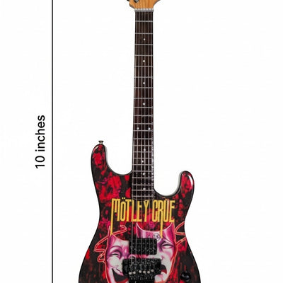 MOTLEY CRUE - Theatre of Pain 10 Inch Replica Licensed Guitar ~The Mini Axe~