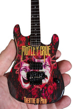 Load image into Gallery viewer, MOTLEY CRUE - Theatre of Pain 10 Inch Replica Licensed Guitar ~The Mini Axe~