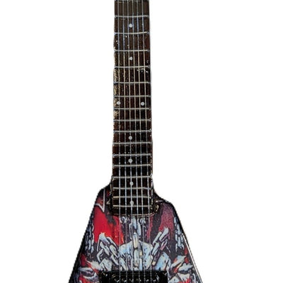 MEGADETH - Chaos Chains 10 Inch Replica Licensed Guitar ~The Mini Axe~