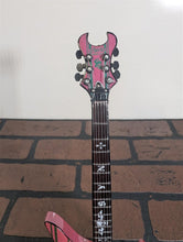 Load image into Gallery viewer, SYNYSTER GATES - Purple &amp; Green Schecter 1:4 Scale Replica Guitar ~Axe Heaven~